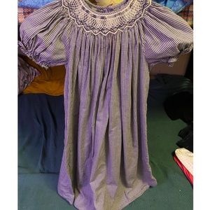 Handmade Gingham Bishop dress